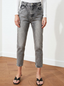 Джинси мом Trendyol Mom модель TWOSS21JE0016/Gri Фото