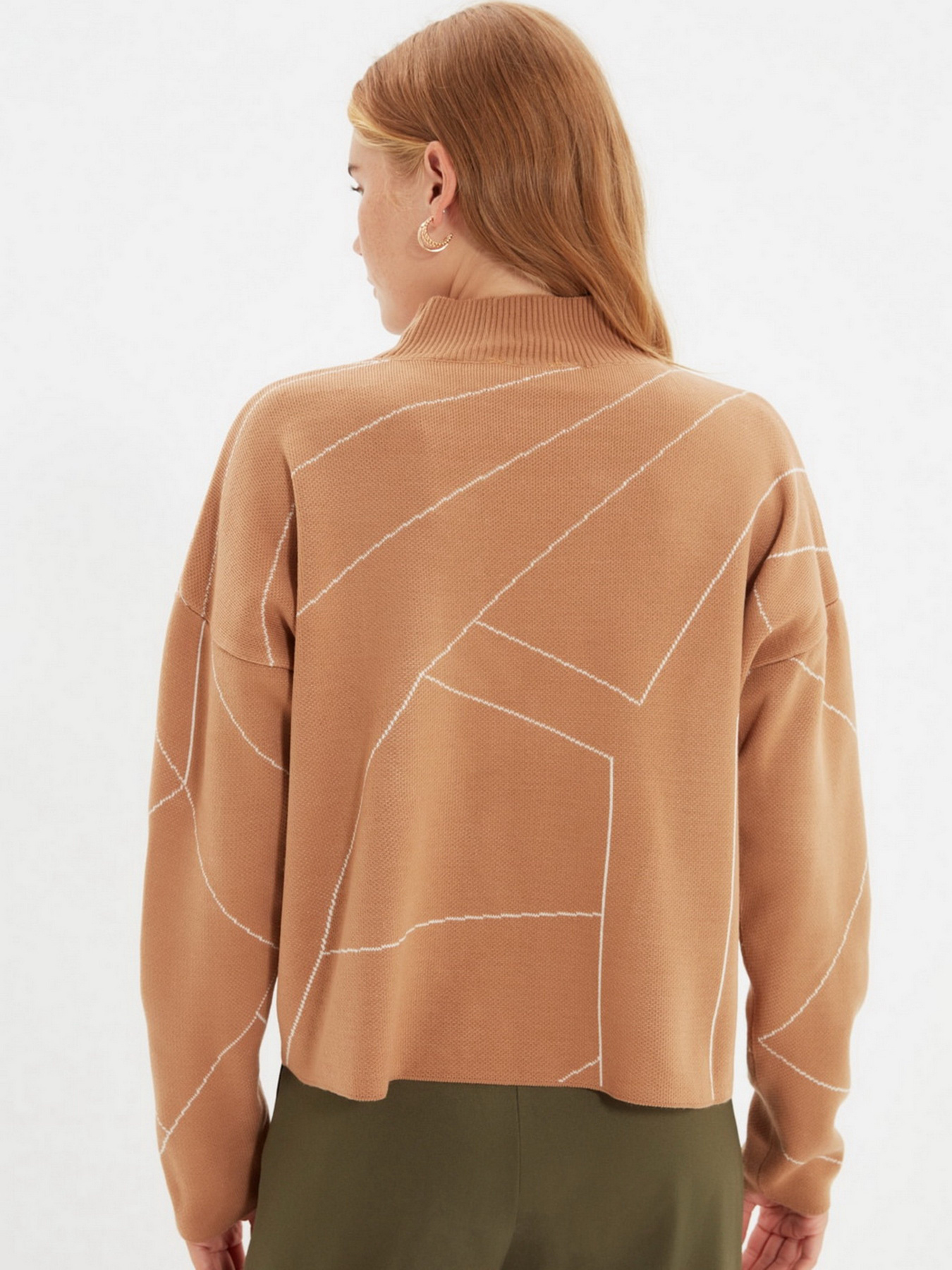 Свитер Trendyol модель TWOAW22KZ1784/Camel Свитер Trendyol модель TWOAW22KZ1784/Camel Фото