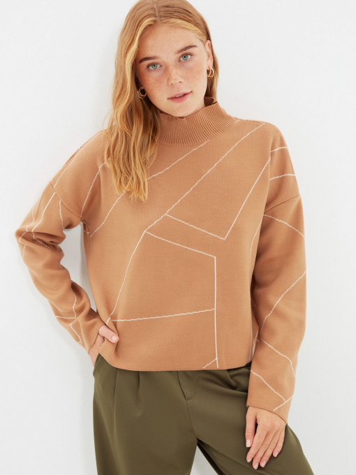 Свитер Trendyol модель TWOAW22KZ1784/Camel Фото