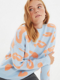 Свитер Trendyol модель TWOAW22KZ1797/Acik Mavi Фото