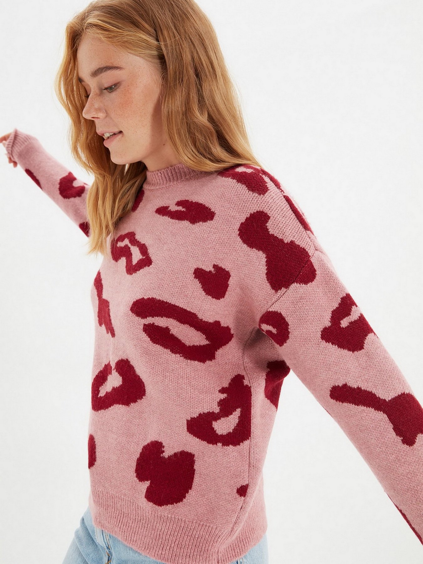 Свитер Trendyol модель TWOAW22KZ1797/Pudra Фото