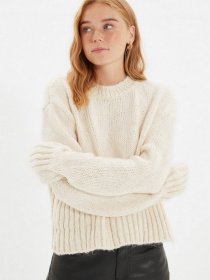 Свитер Trendyol модель TWOAW22KZ2237/Ekru Фото