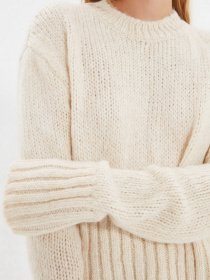Свитер Trendyol модель TWOAW22KZ2237/Ekru Фото