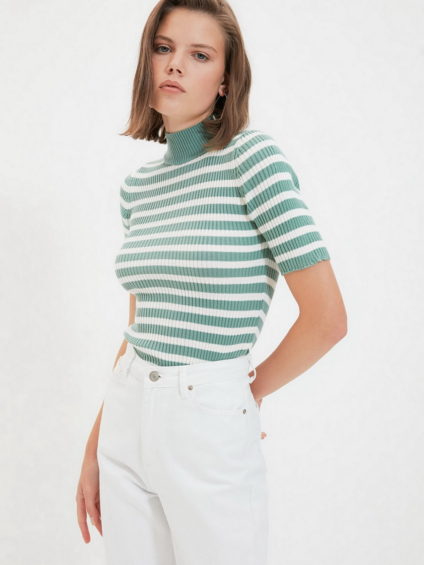 Джемпер Trendyol модель TWOAW22KZ2253/Mint Фото