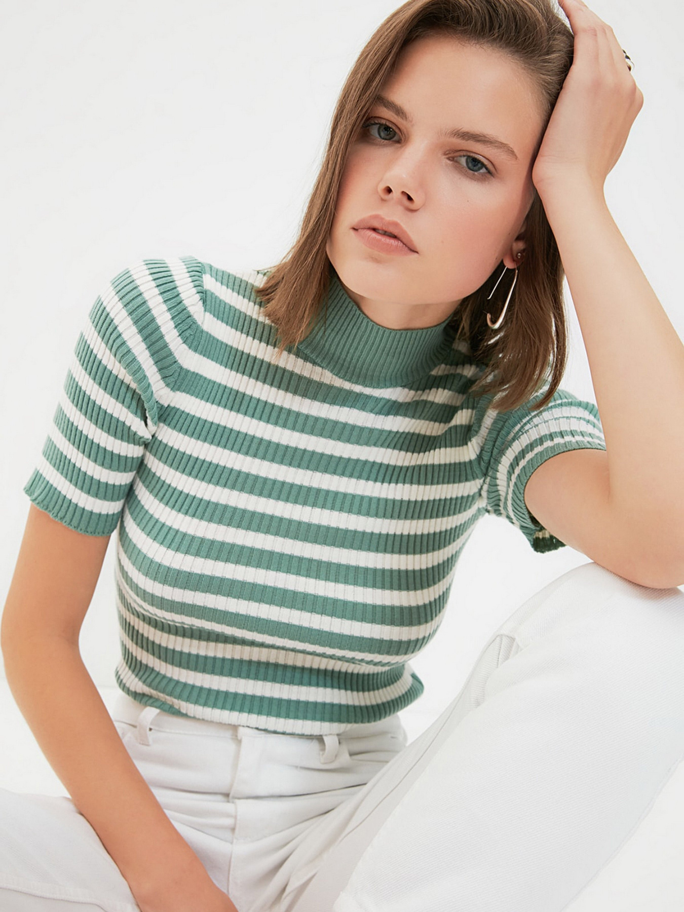 Джемпер Trendyol модель TWOAW22KZ2253/Mint Фото