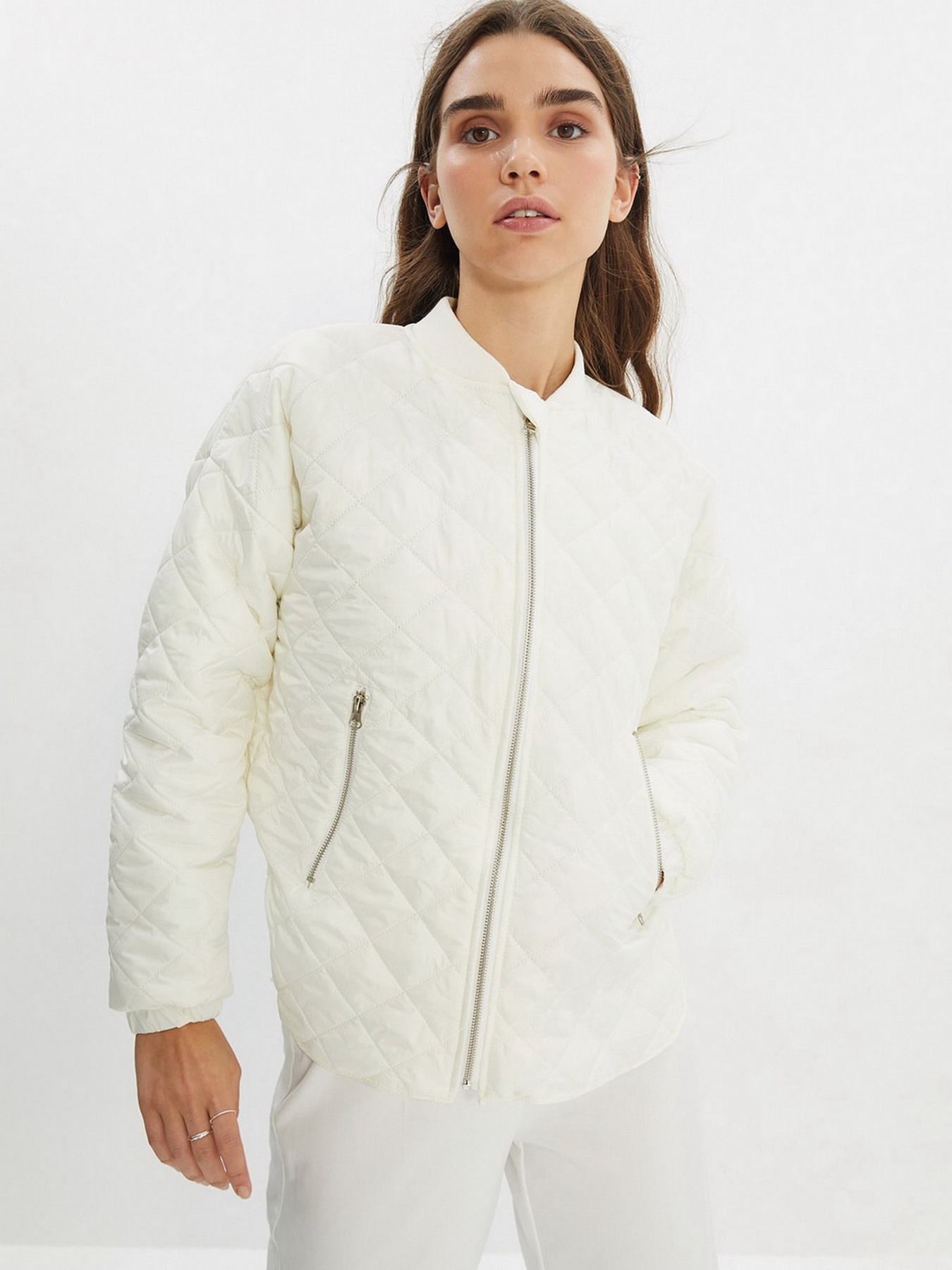 Демісезонна куртка Trendyol модель TWOAW22MO0205/Ekru Фото