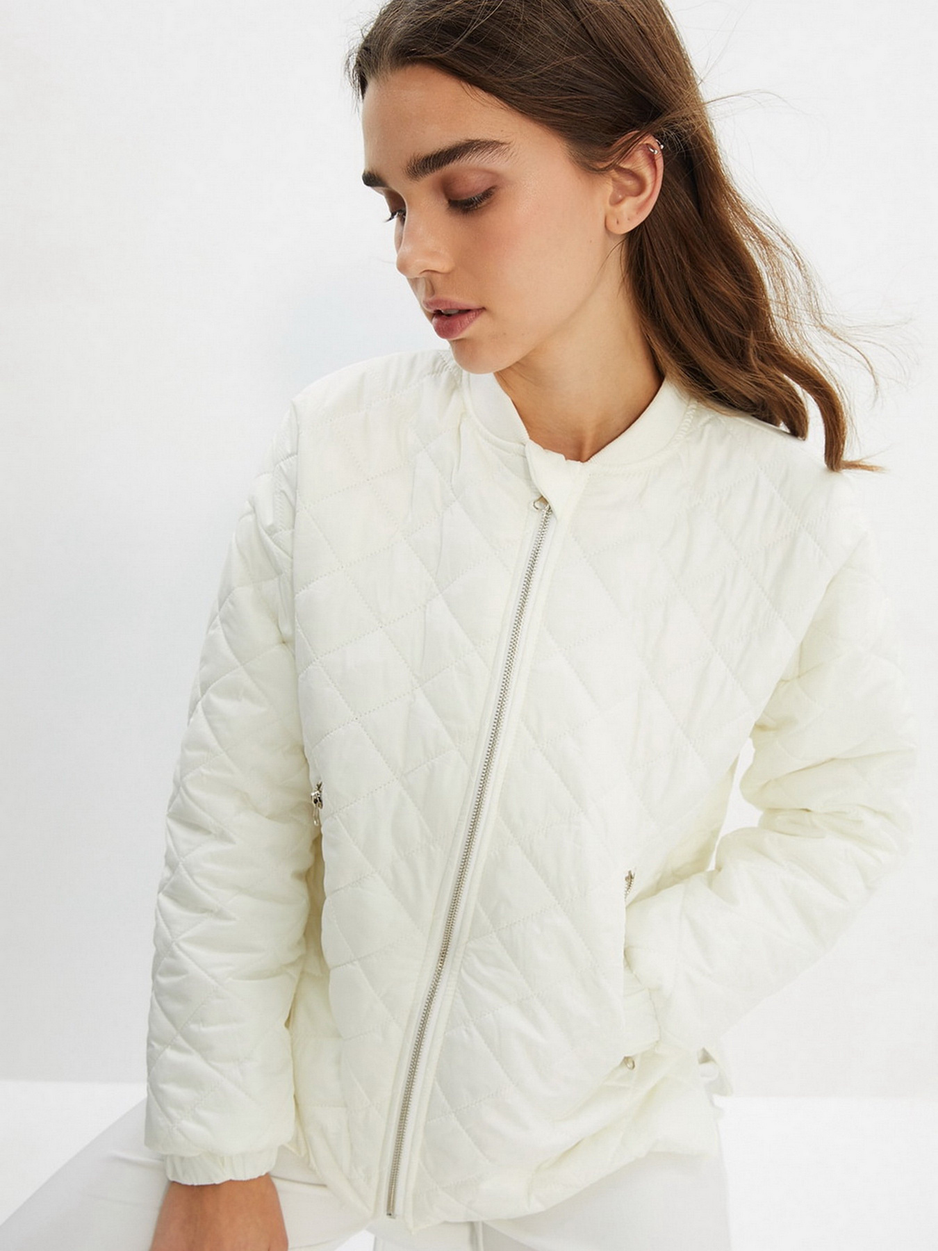 Демісезонна куртка Trendyol модель TWOAW22MO0205/Ekru Фото