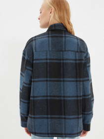 Куртка-сорочка Trendyol модель TWOAW22MO0355/Lacivert Фото