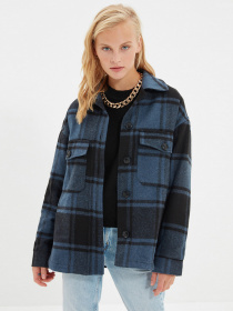 Куртка-сорочка Trendyol модель TWOAW22MO0355/Lacivert Фото