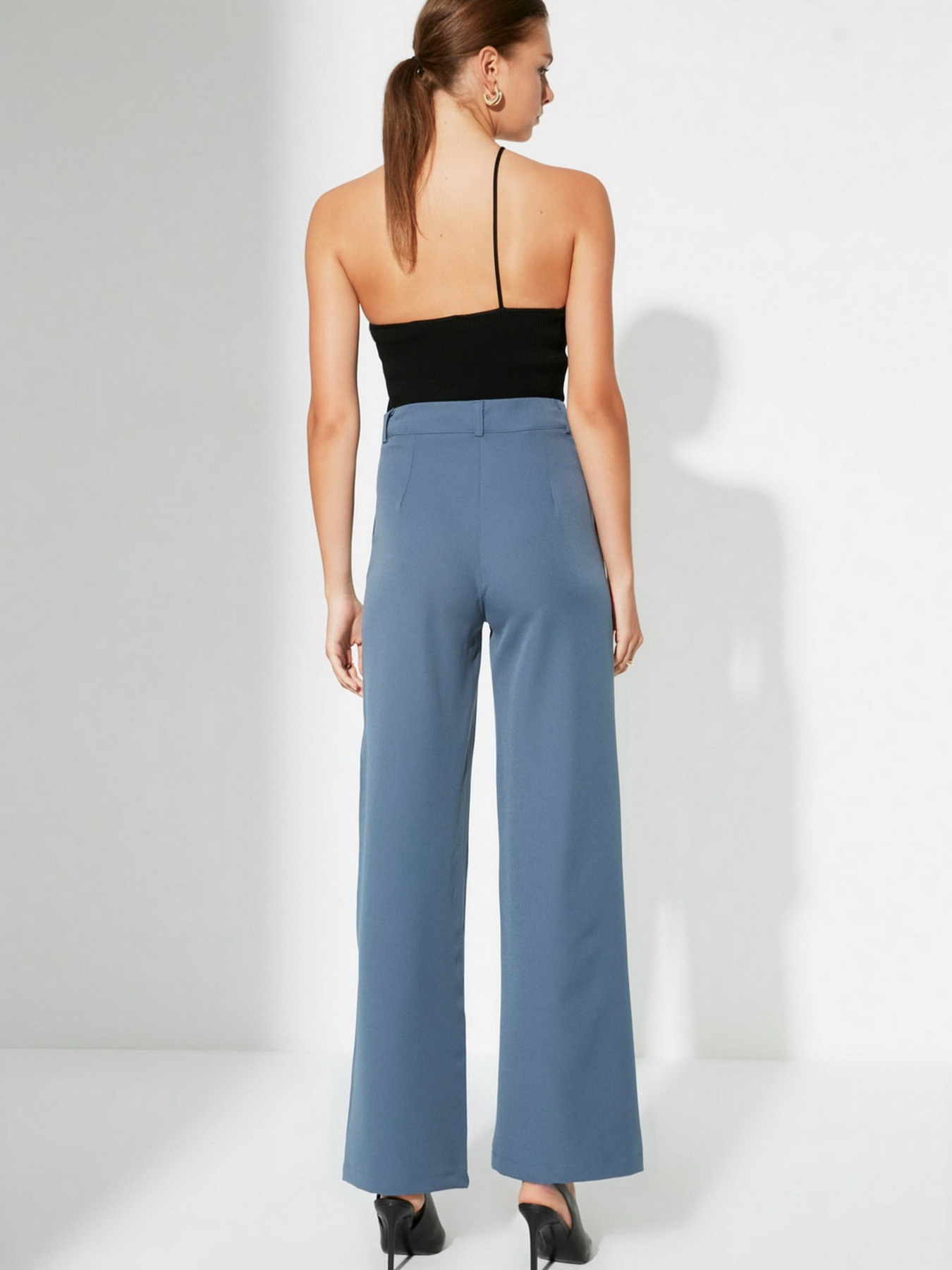 Брюки палаццо Trendyol модель TWOAW22PL0167/Mavi Фото