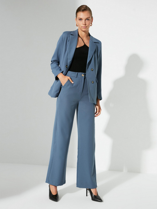 Брюки палаццо Trendyol модель TWOAW22PL0167/Mavi Фото