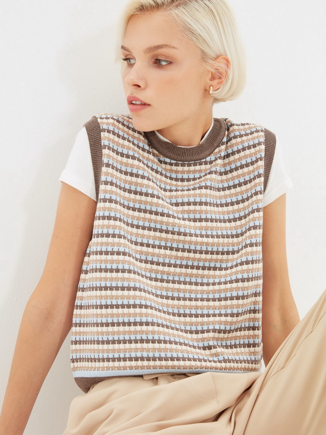 Жилет Trendyol модель TWOAW22SV0017/Kahverengi Фото