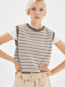 Жилет Trendyol модель TWOAW22SV0017/Kahverengi Фото