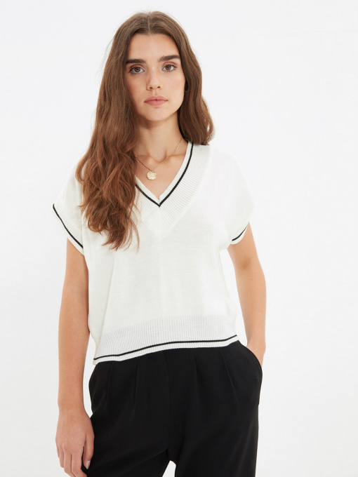 Жилет Trendyol модель TWOAW22SV0055/Ekru Фото