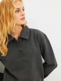 Свитшот Trendyol модель TWOAW22SW0423/Antrasit Фото