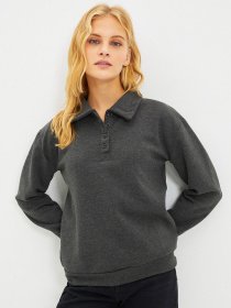 Свитшот Trendyol модель TWOAW22SW0423/Antrasit Фото