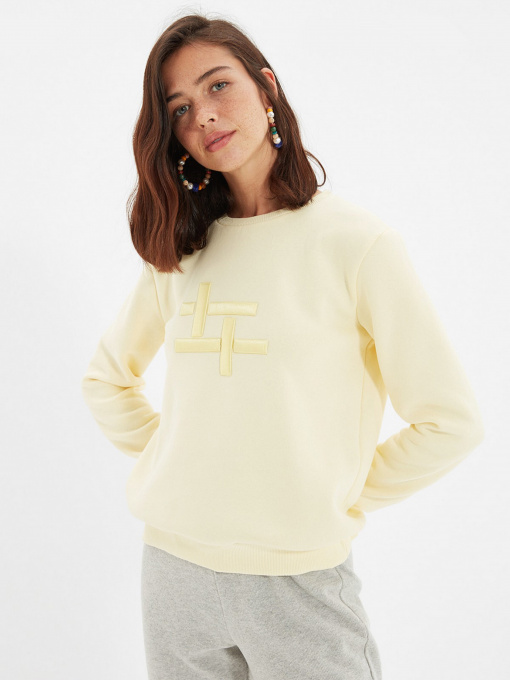 Свитшот Trendyol модель TWOAW22SW0426/Sari Фото