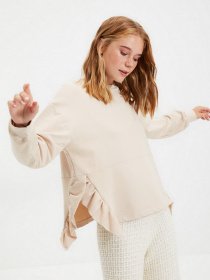 Свитшот Trendyol модель TWOAW22SW0455/Bej Фото