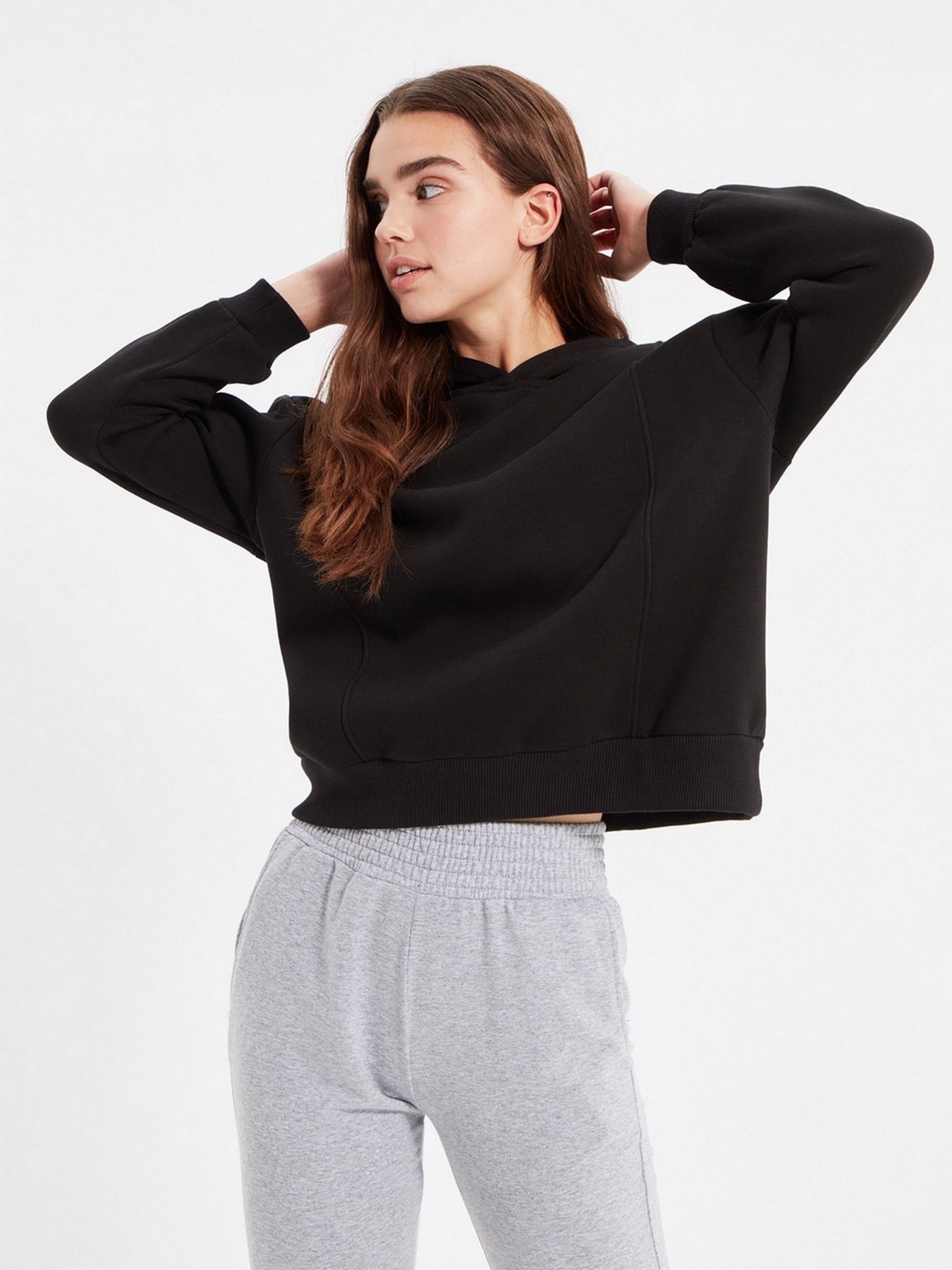 Худи Trendyol модель TWOAW22SW0939/Siyah Худи Trendyol модель TWOAW22SW0939/Siyah Фото