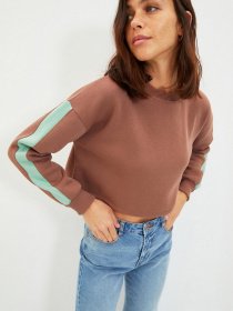 Світшот Trendyol модель TWOAW22SW1120/Kahverengi Фото