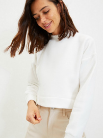 Свитшот Trendyol модель TWOAW22SW1121/Ekru Фото