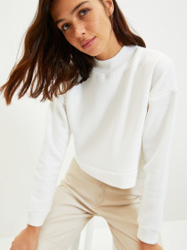 Свитшот Trendyol модель TWOAW22SW1121/Ekru Фото