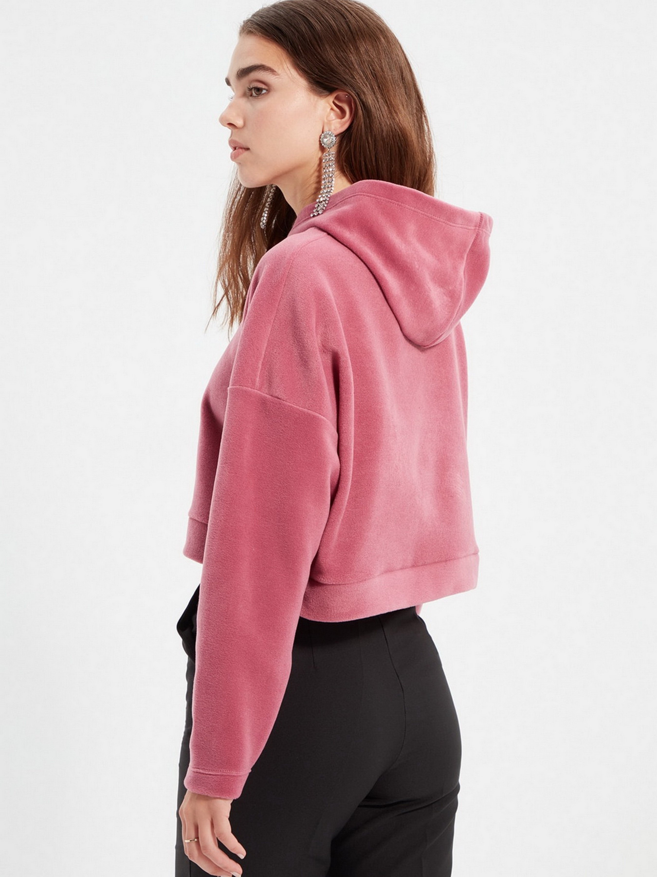 Худи Trendyol модель TWOAW22SW1193/Gul Kurusu Фото