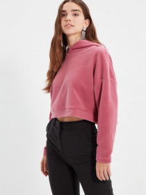 Худі Trendyol модель TWOAW22SW1193/Gul Kurusu Худі Trendyol модель TWOAW22SW1193/Gul Kurusu Фото