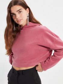 Худі Trendyol модель TWOAW22SW1193/Gul Kurusu Худі Trendyol модель TWOAW22SW1193/Gul Kurusu Фото