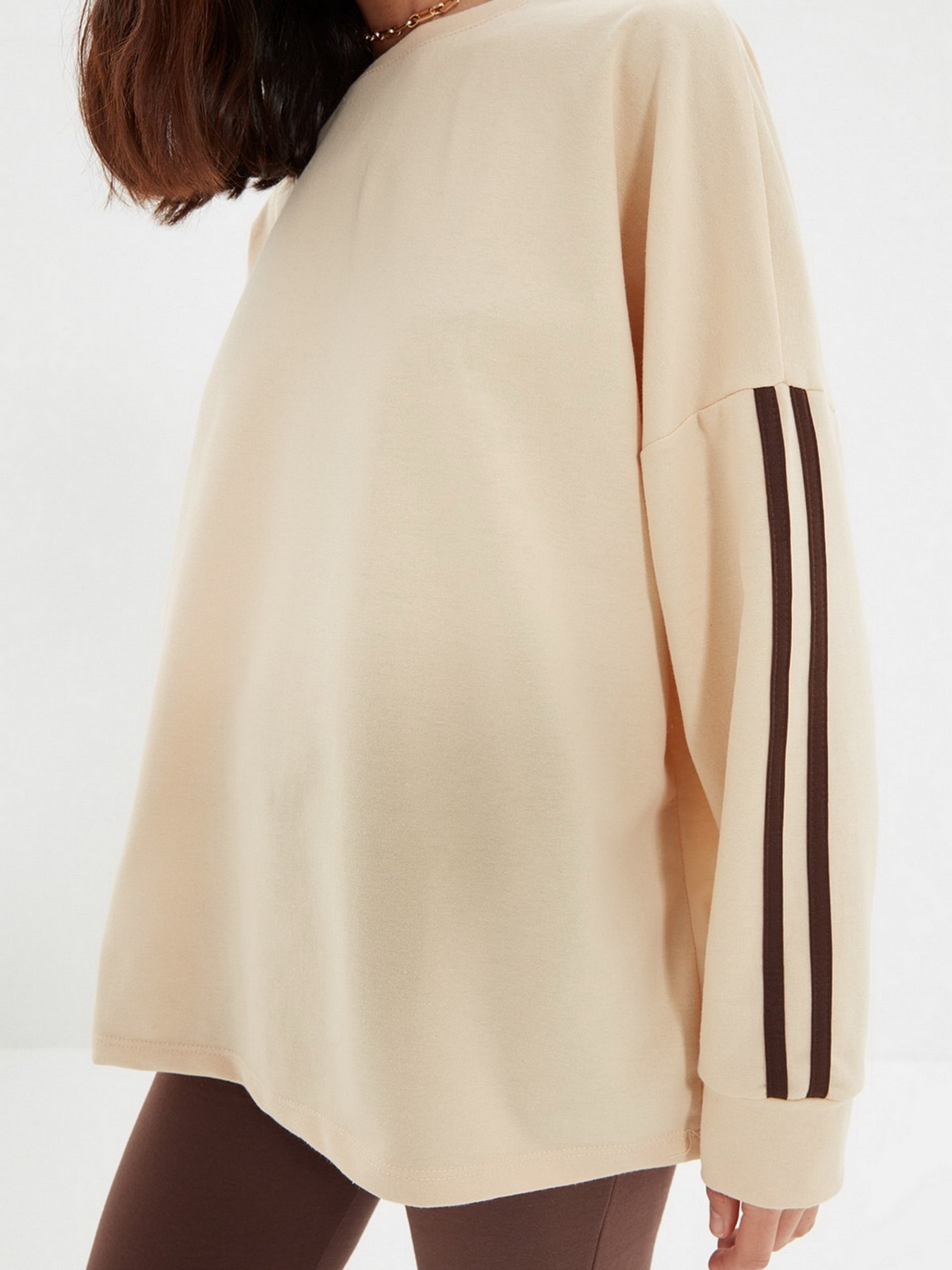 Свитшот Trendyol модель TWOAW22SW1258/Bej Свитшот Trendyol модель TWOAW22SW1258/Bej Фото