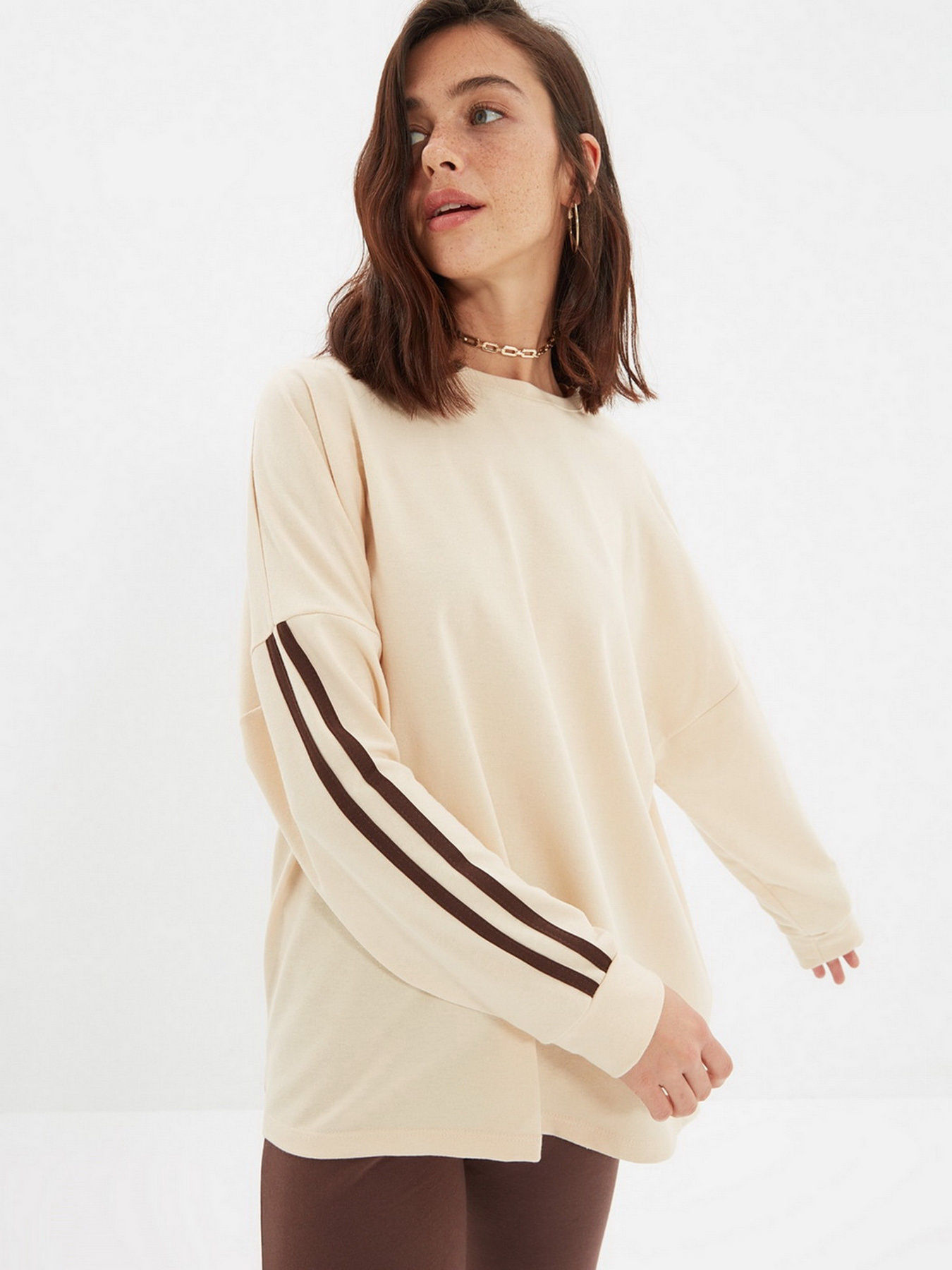 Свитшот Trendyol модель TWOAW22SW1258/Bej Свитшот Trendyol модель TWOAW22SW1258/Bej Фото