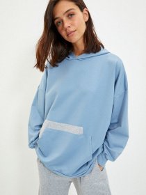 Худи Trendyol модель TWOAW22SW1393/Indigo Фото