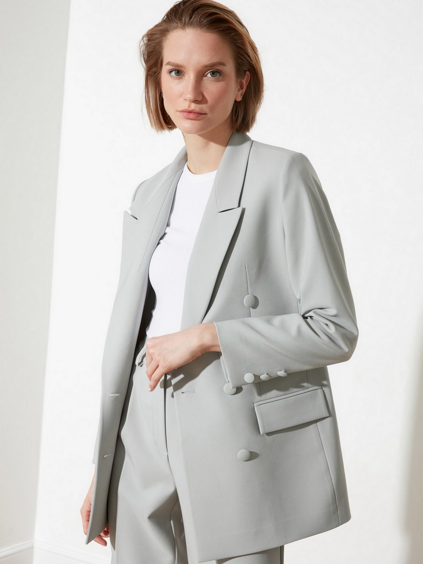 Жакет Trendyol модель TWOSS21CE0270/Mint Фото