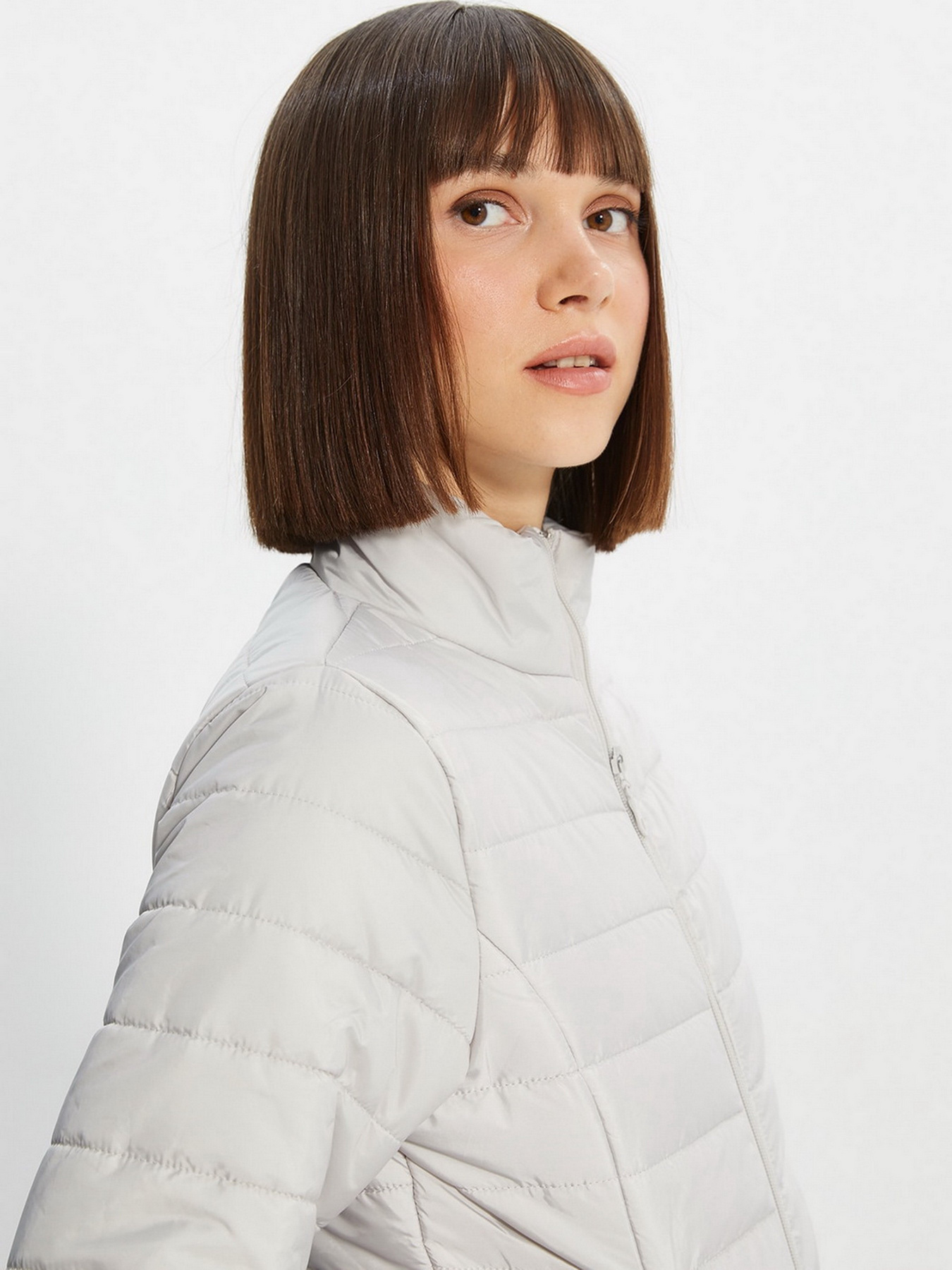 Демісезонна куртка Trendyol модель TWOAW22MO0101/Gri Фото