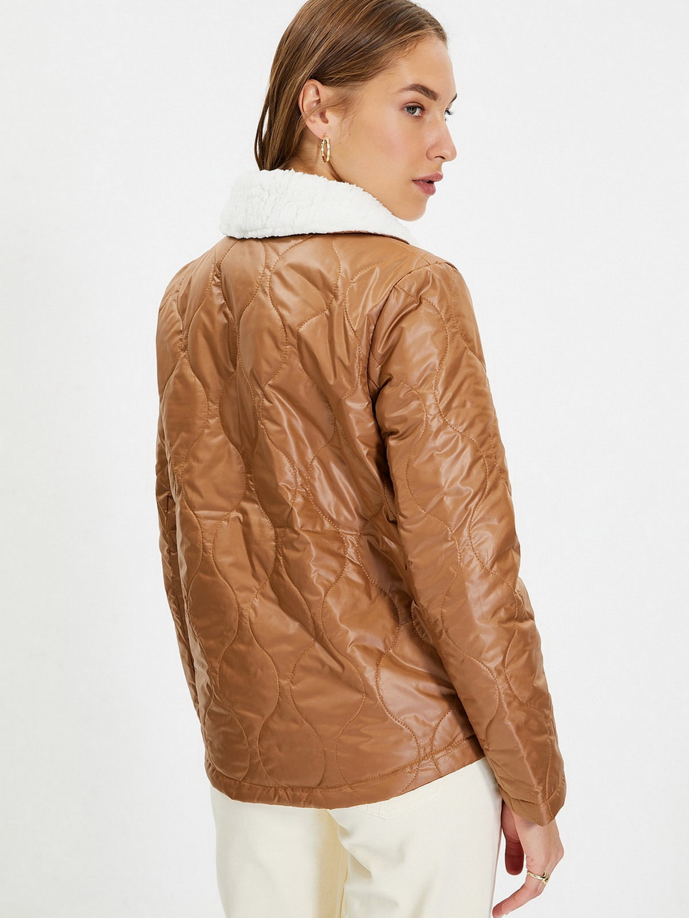 Пуховик Trendyol модель TWOAW22MO0480/Camel Фото