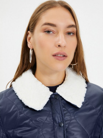 Пуховик Trendyol модель TWOAW22MO0480/Lacivert Фото