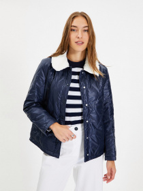 Пуховик Trendyol модель TWOAW22MO0480/Lacivert Фото