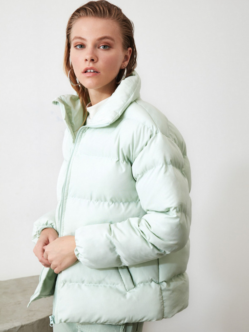 Пуховик Trendyol модель TWOAW21MO0045/Mint Фото