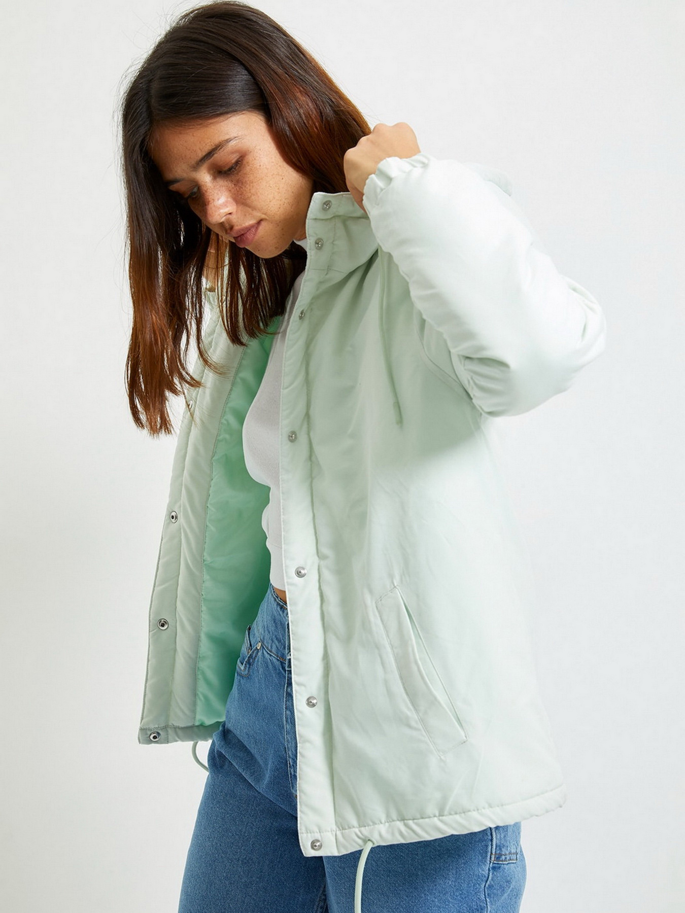 Пуховик Trendyol модель TWOAW22MO0113/Mint Фото