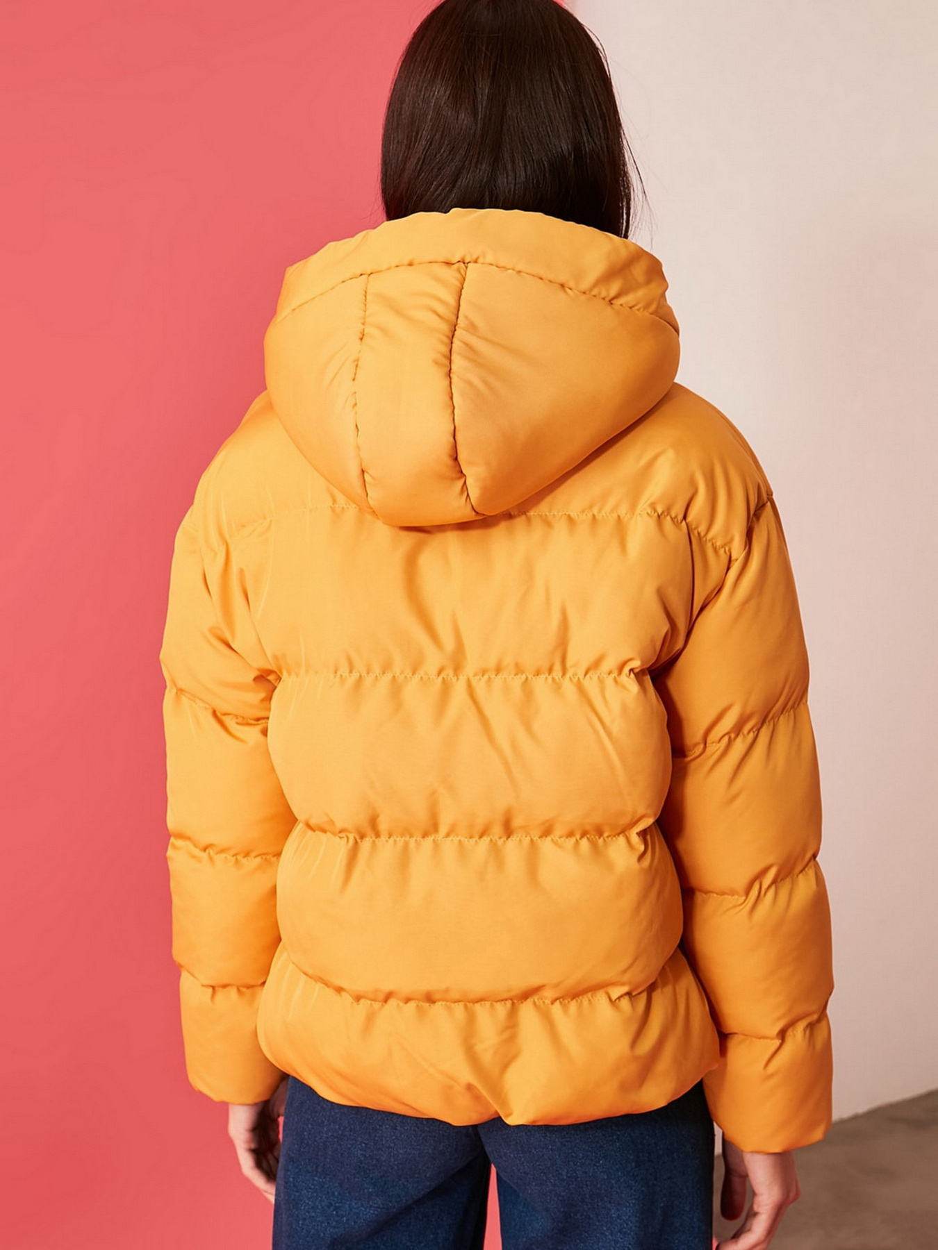 Пуховик Trendyol модель TWOAW21MO0022/Hardal Фото