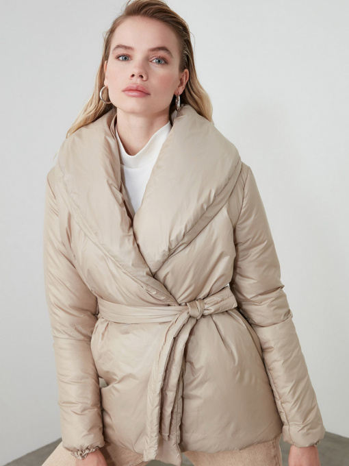 Пуховик Trendyol модель TWOAW21MO0051/Vizon Фото