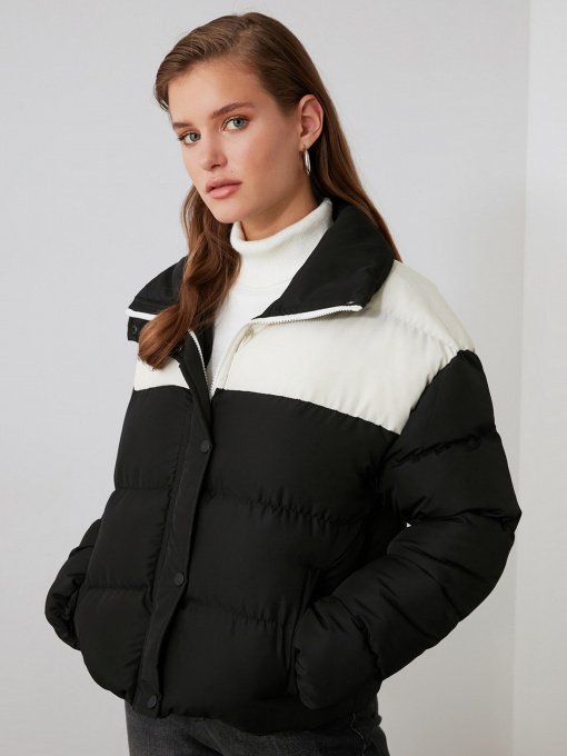 Пуховик Trendyol модель TWOAW21MO0052/Siyah Фото