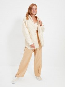 Пуховик Trendyol модель TWOAW22MO0024/Bej Фото