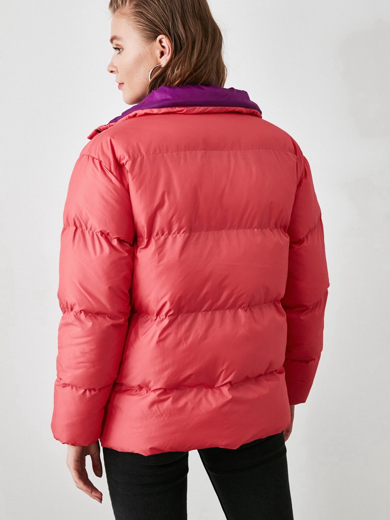 Пуховик Trendyol модель TWOAW21MO0065/Pembe Фото