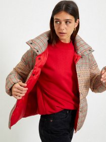 Пуховик Trendyol модель TWOAW22MO0012/Cok Renkli Фото