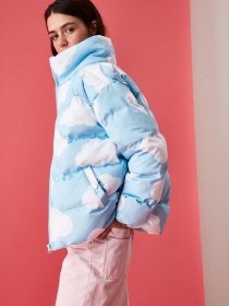 Пуховик Trendyol модель TWOAW21MO0156/Mavi Фото