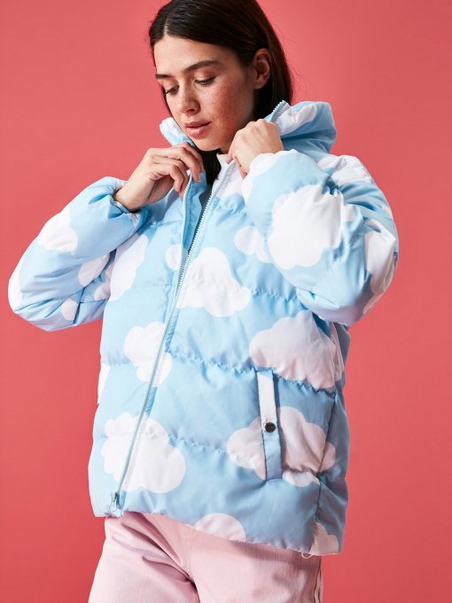 Пуховик Trendyol модель TWOAW21MO0156/Mavi Фото