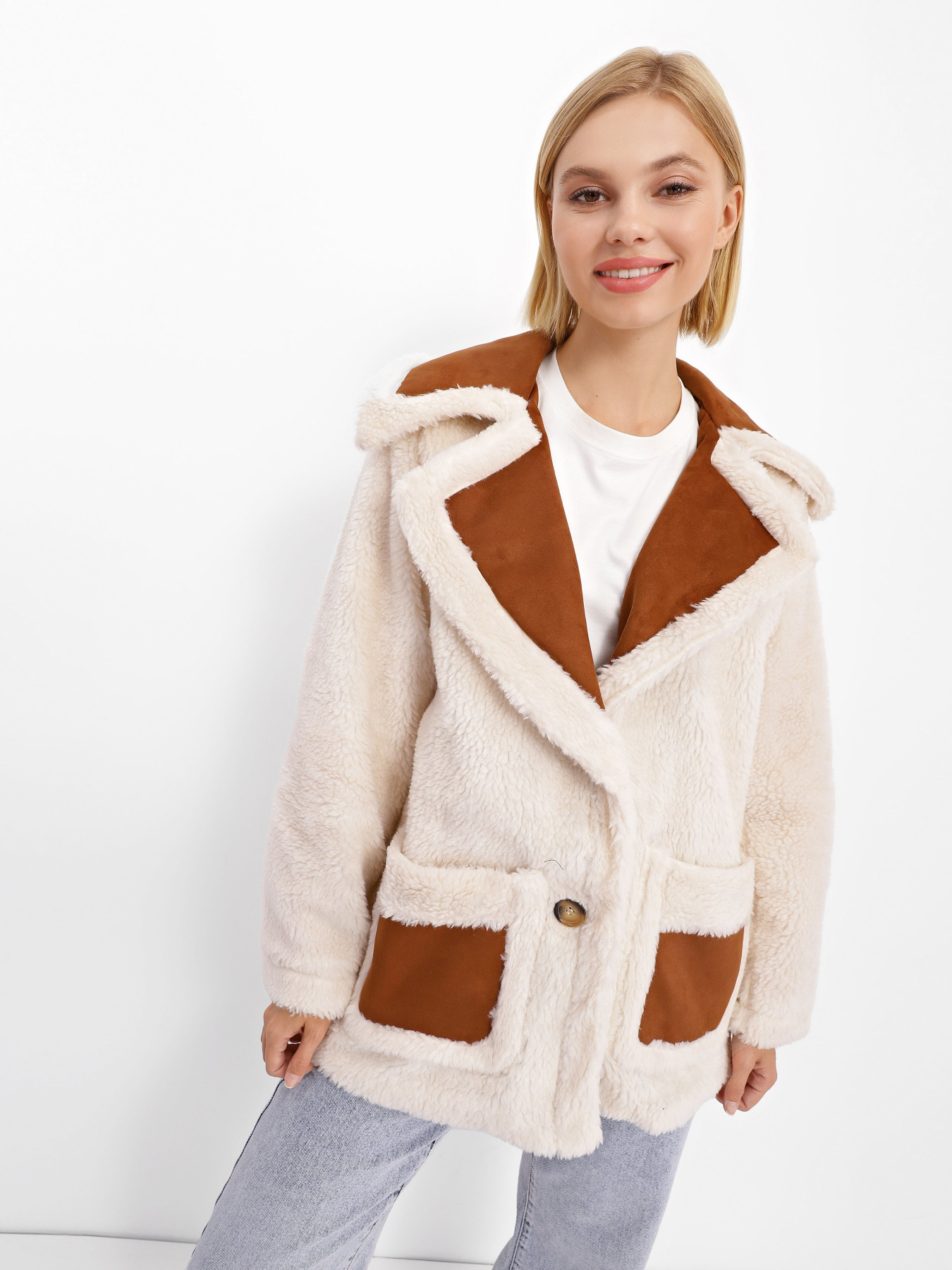 Дублянка Trendyol модель TWOAW22KB0073/Ekru Фото