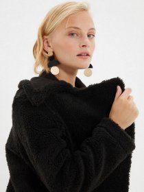 Пальто Trendyol модель TWOAW22KB0073/Siyah Фото