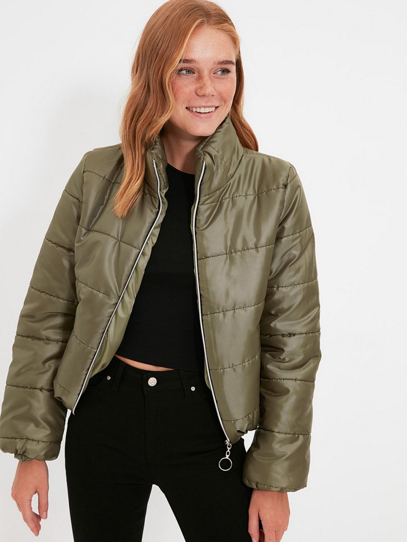Демісезонна куртка Trendyol модель TWOAW20MO0088/Haki Фото